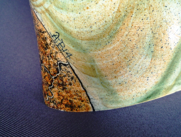 Adrian Brough High Fired Ceramic Crab Oval