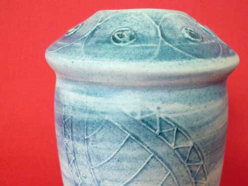 Carn Pottery Mushroom Pot by J Beusmans