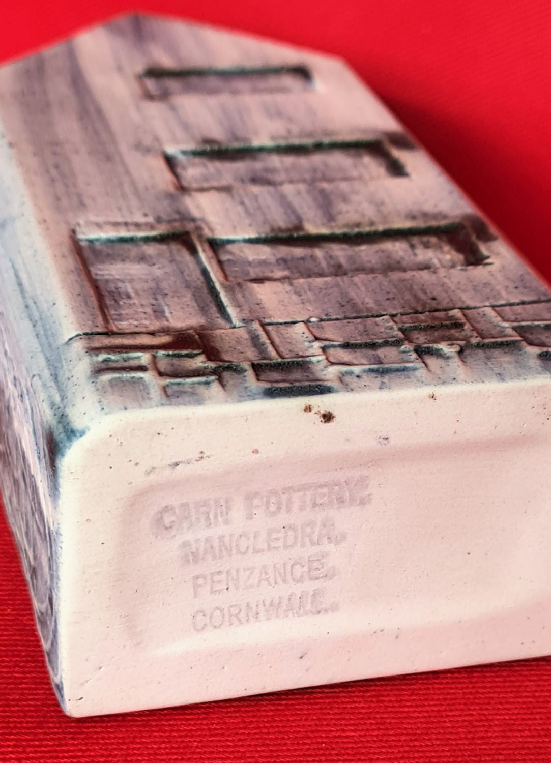 Carn Pottery Blue Glaze House Vase