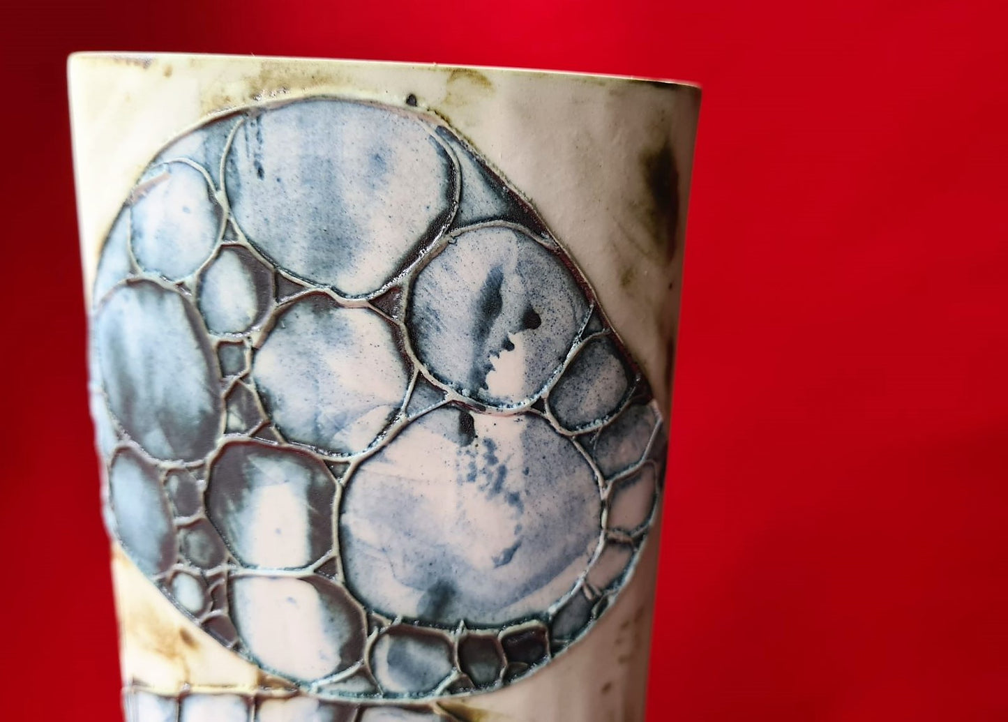 Carn Pottery Large Oval Vase
