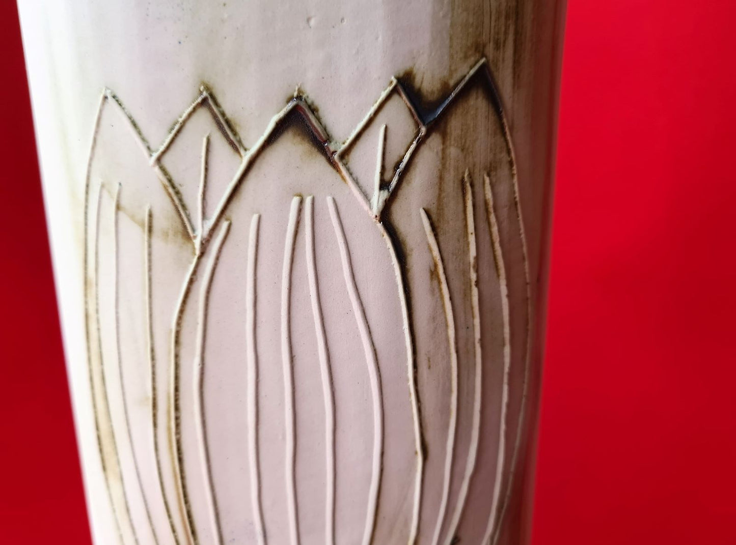 Carn Pottery Large Oval Vase