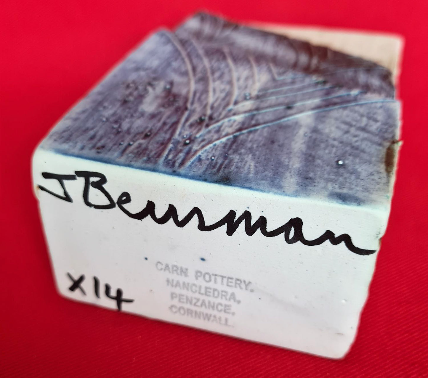 Carn Pottery Nancledra X14 Step Vase