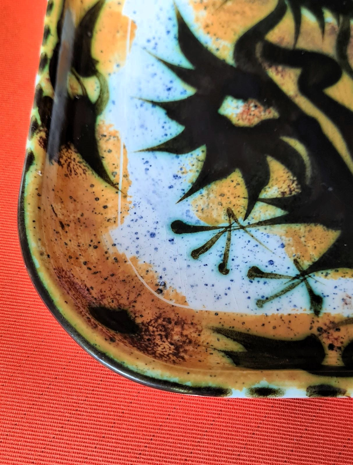 Celtic Pottery Newlyn Phoenix Pattern Platter