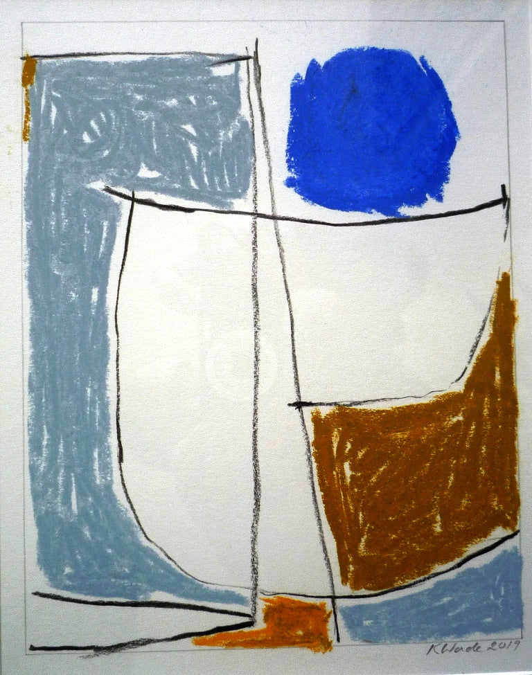 Dot Wade Untitled Abstract pastel on paper