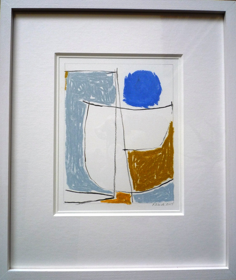 Dot Wade Untitled Abstract pastel on paper