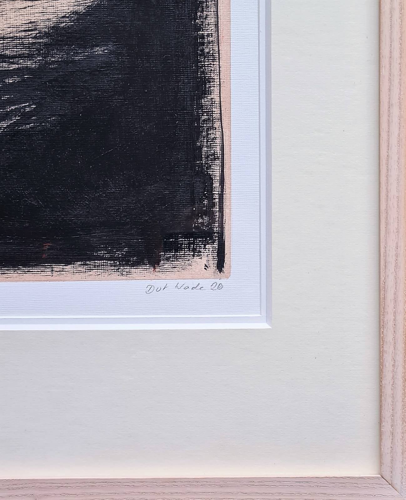 Dot Wade Untitled Monochrome acrylic on paper