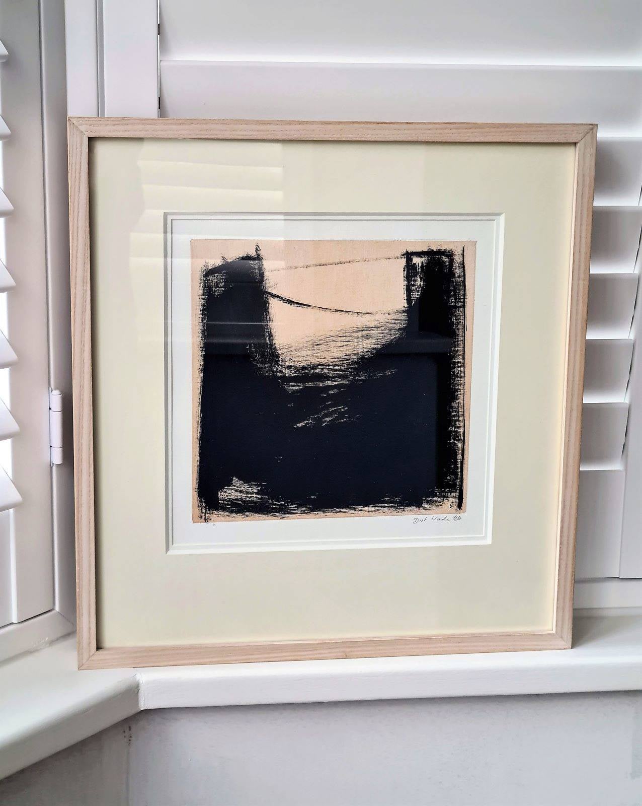 Dot Wade Untitled Monochrome acrylic on paper