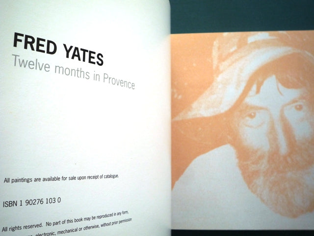 Fred Yates 12 Months in Provence exhibition catalogue