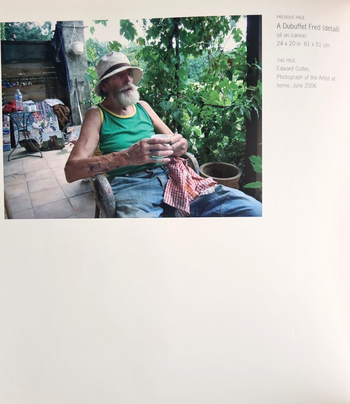 Fred Yates Flowers and Faces exhibition catalogue
