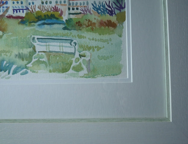 Fred Yates View from Morrab Gardens original watercolour