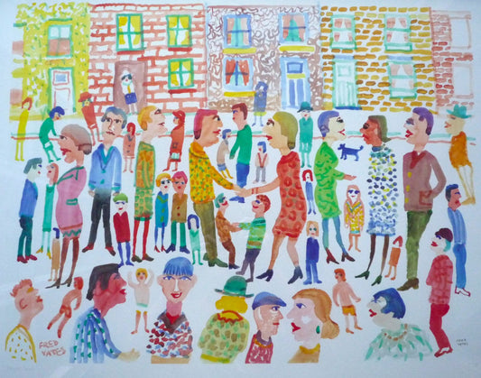 Fred Yates Street Scene limited edition signed print