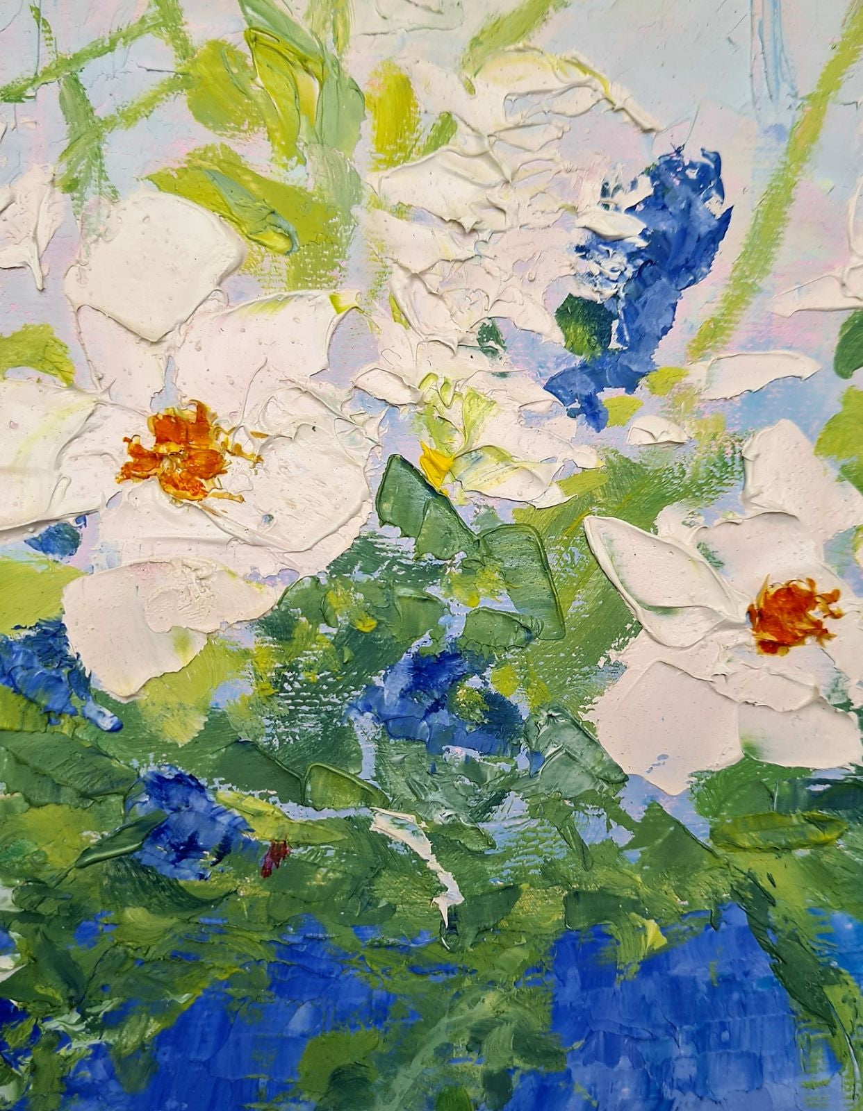 Joan Speight Hetty's Flowers Still Life oil on canvas