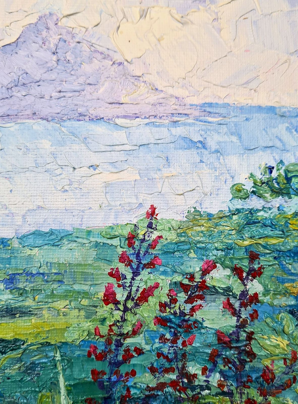 Joan Speight Tremenheere Gardens oil on canvas