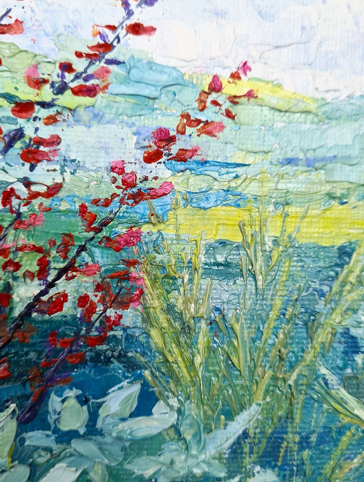Joan Speight Tremenheere Gardens oil on canvas