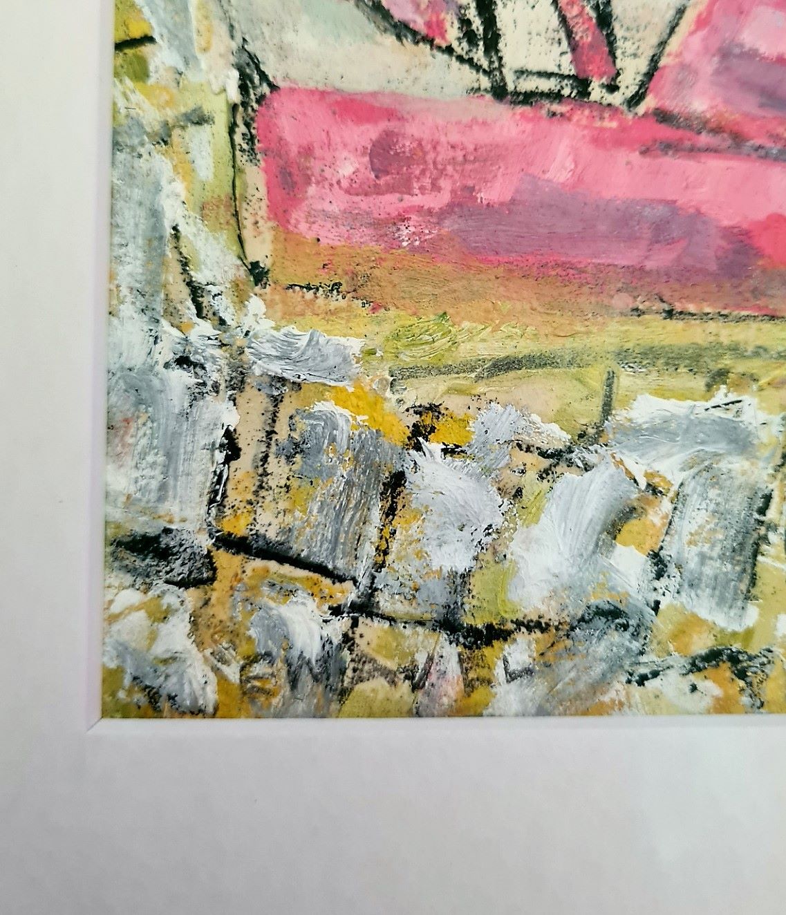 John Emanuel Figure with Seascape oil on paper