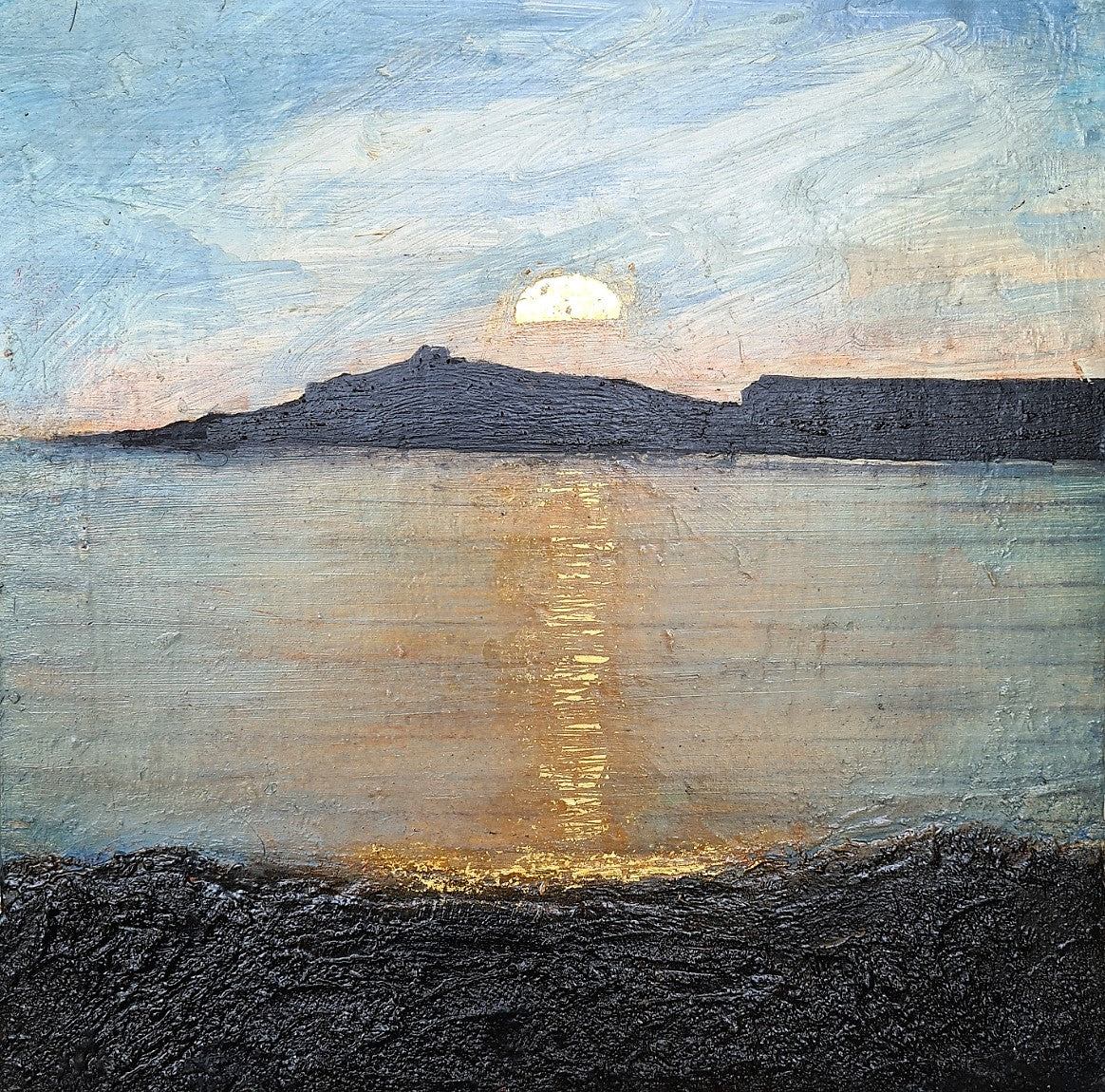 John Emanuel The Island and Porthmeor oil on canvas