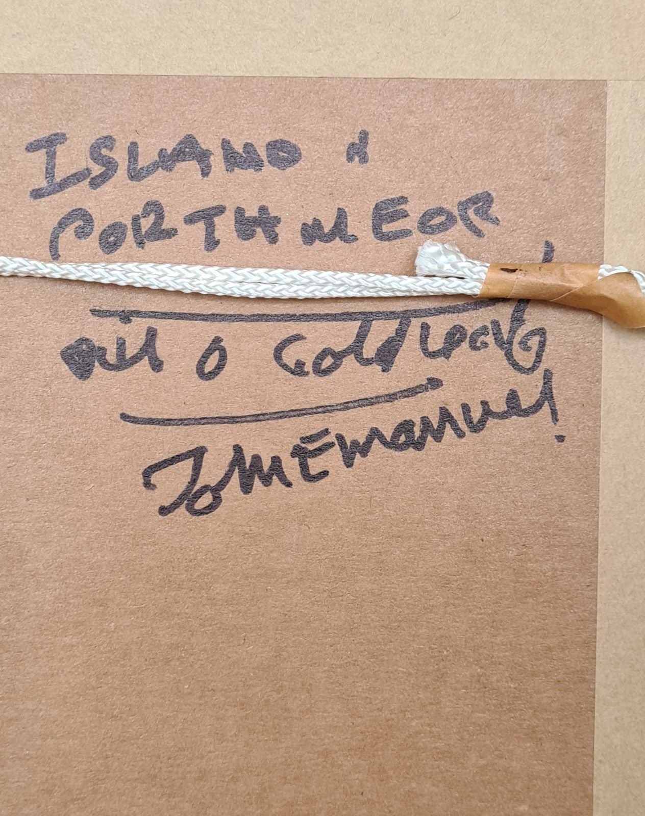 John Emanuel The Island and Porthmeor oil on canvas