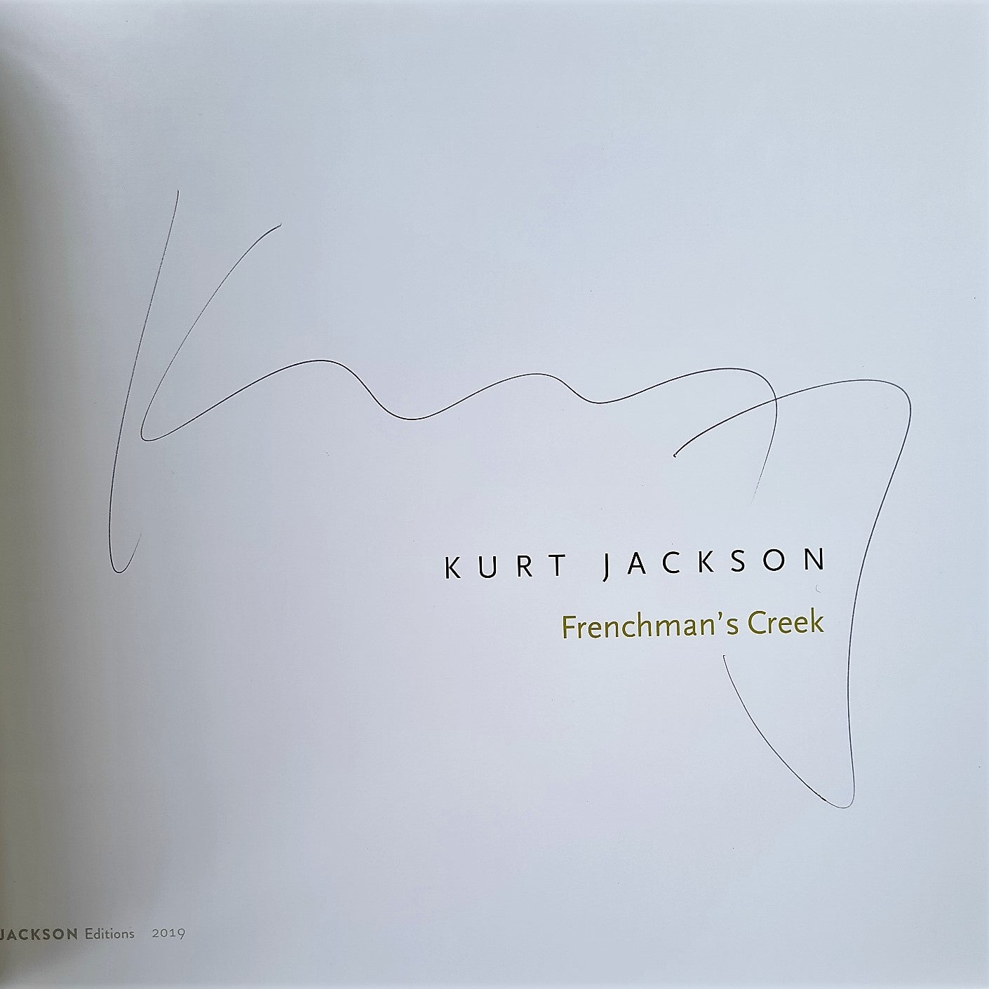 Kurt Jackson Frenchman's Creek signed catalogue