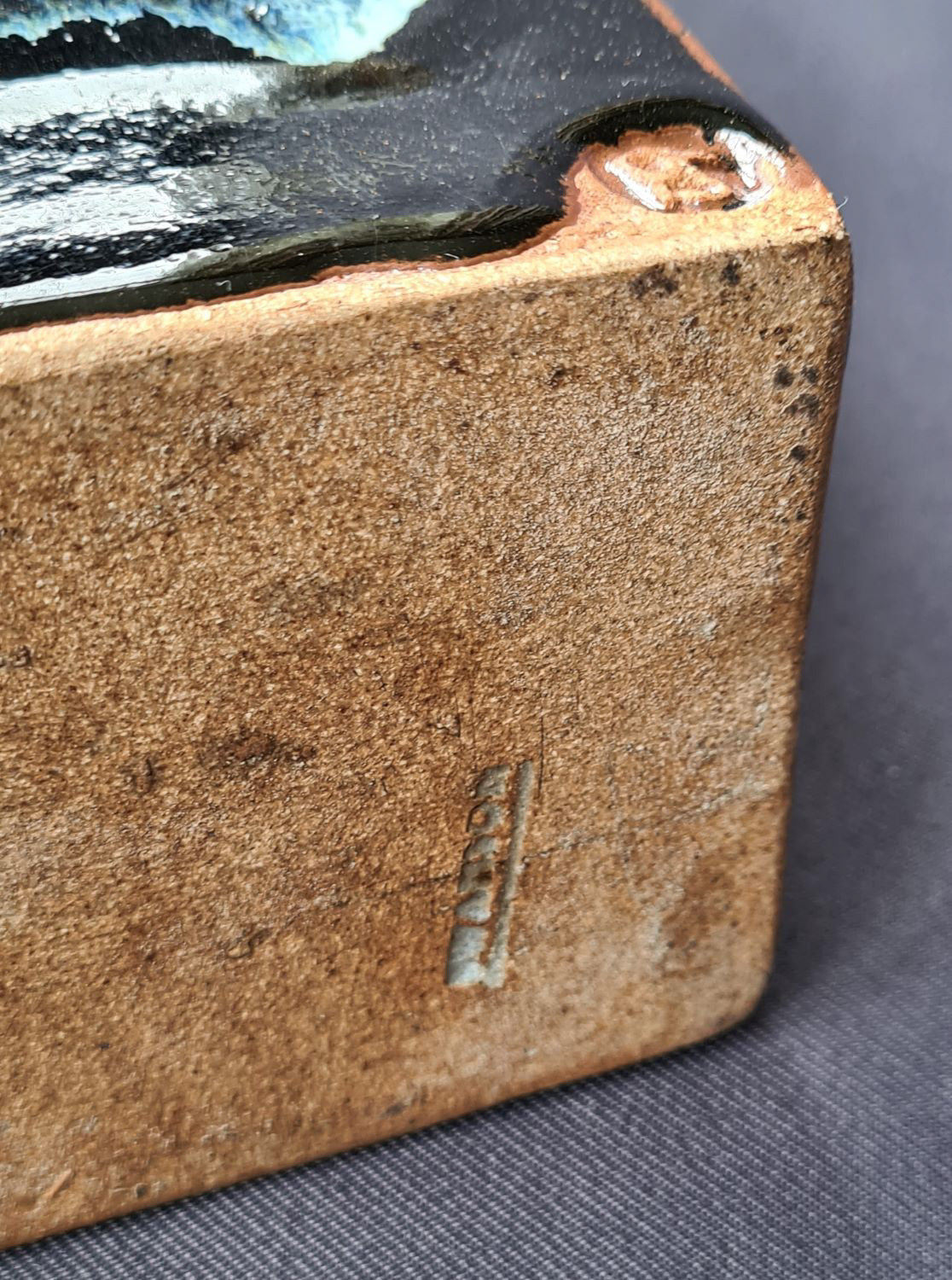 Peter Swanson Tenmoku Slabbed Bottle Pot