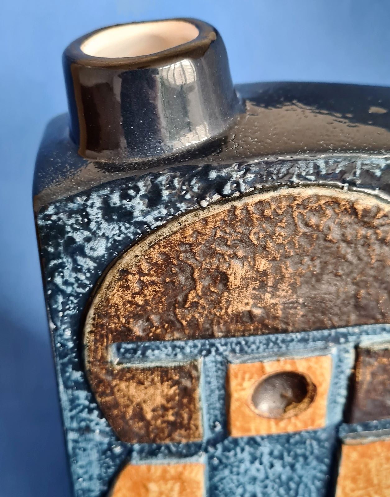 Troika Pottery Chimney Vase by Alison Brigden