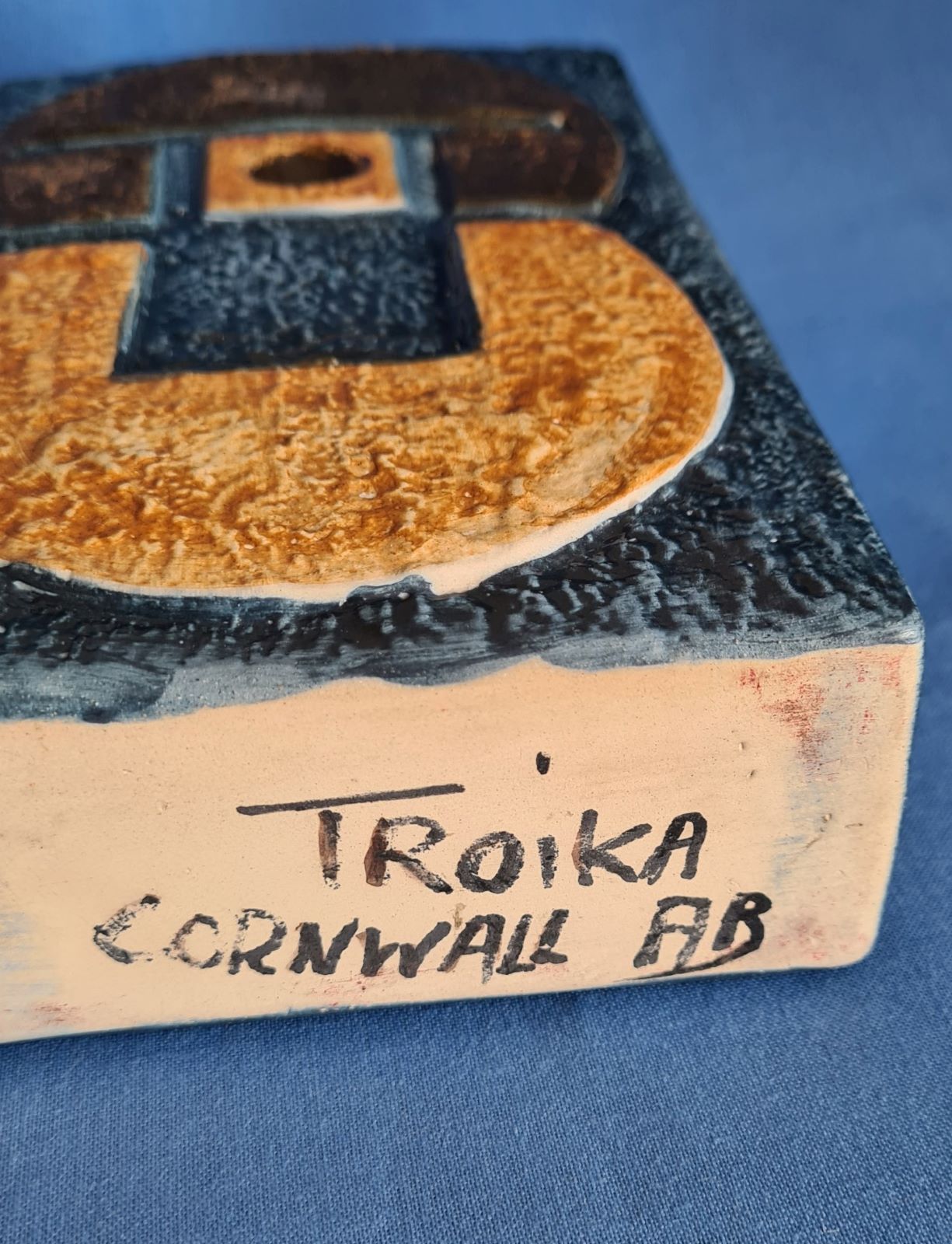 Troika Pottery Chimney Vase by Alison Brigden