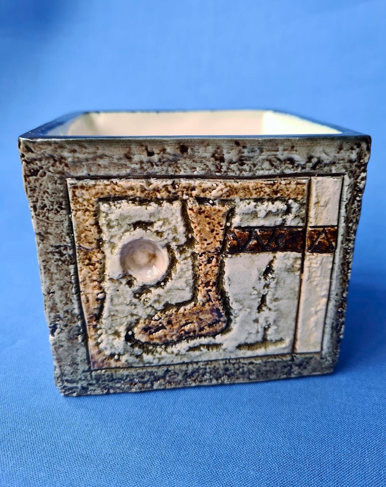 Troika Pottery Cube by Alison Brigden