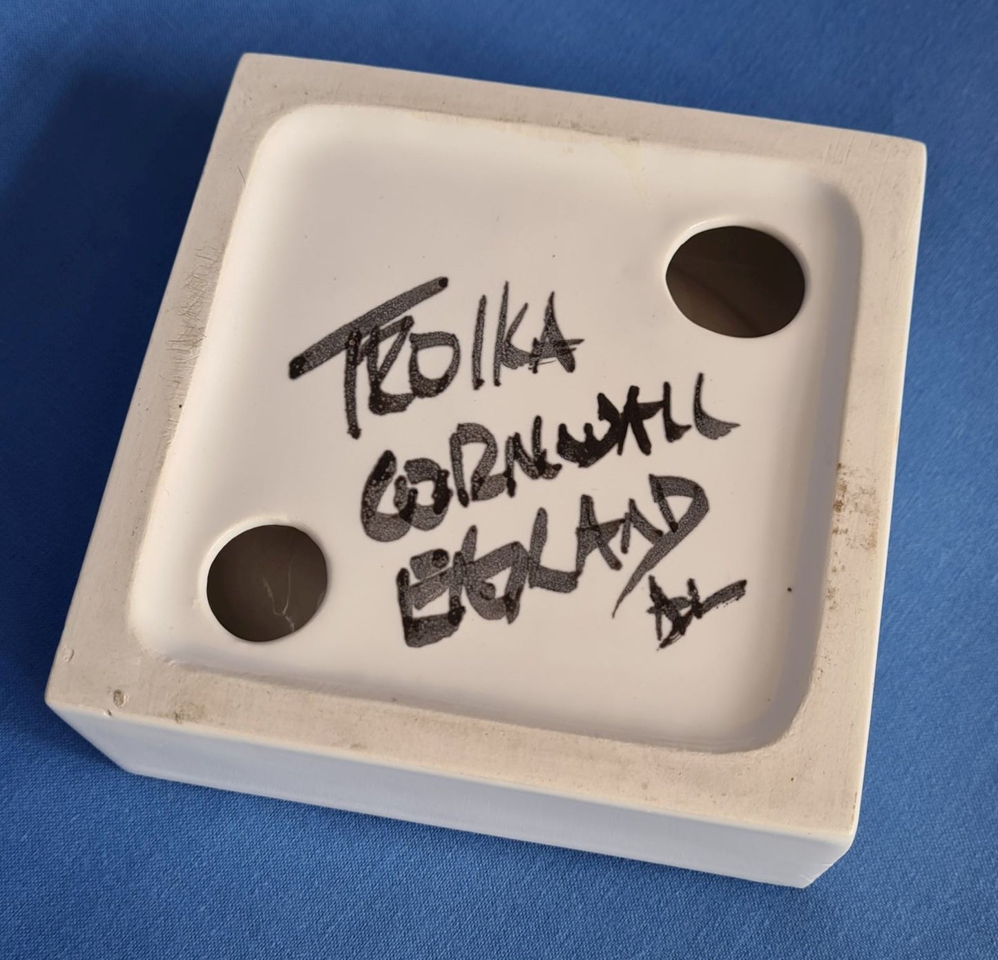 Troika Pottery Smooth Glaze Shallow Dish