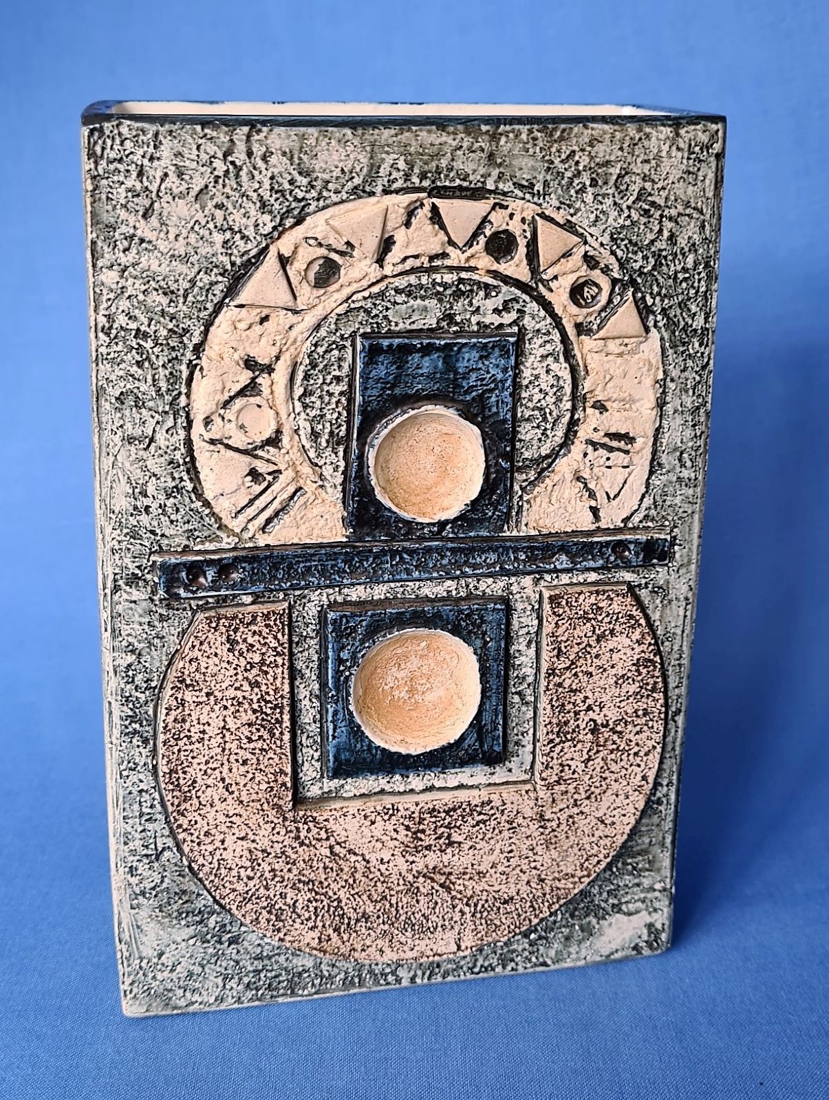 Troika Pottery Slab Vase by Avril Bennet