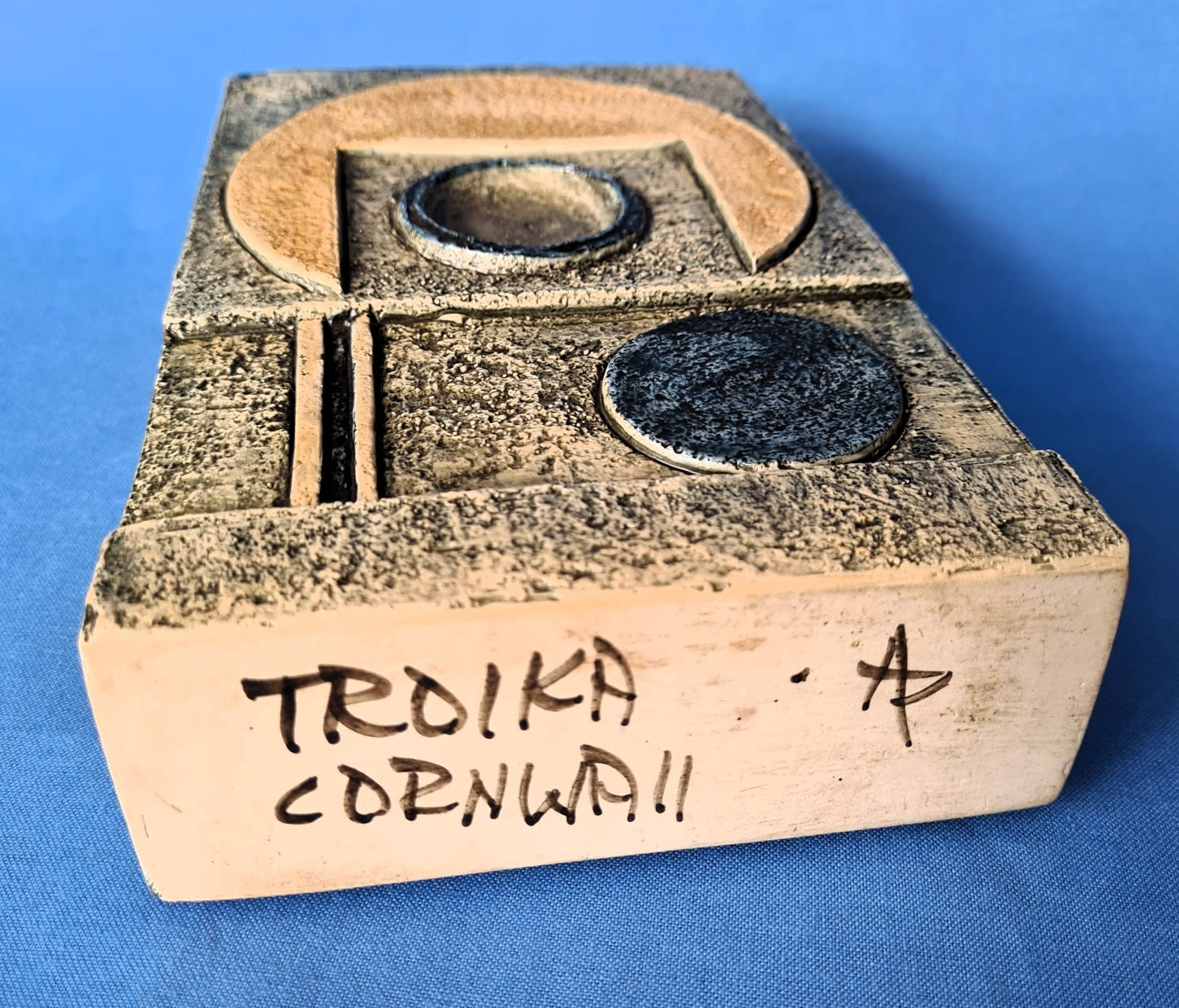 Troika Pottery Slab Vase by Avril Bennet