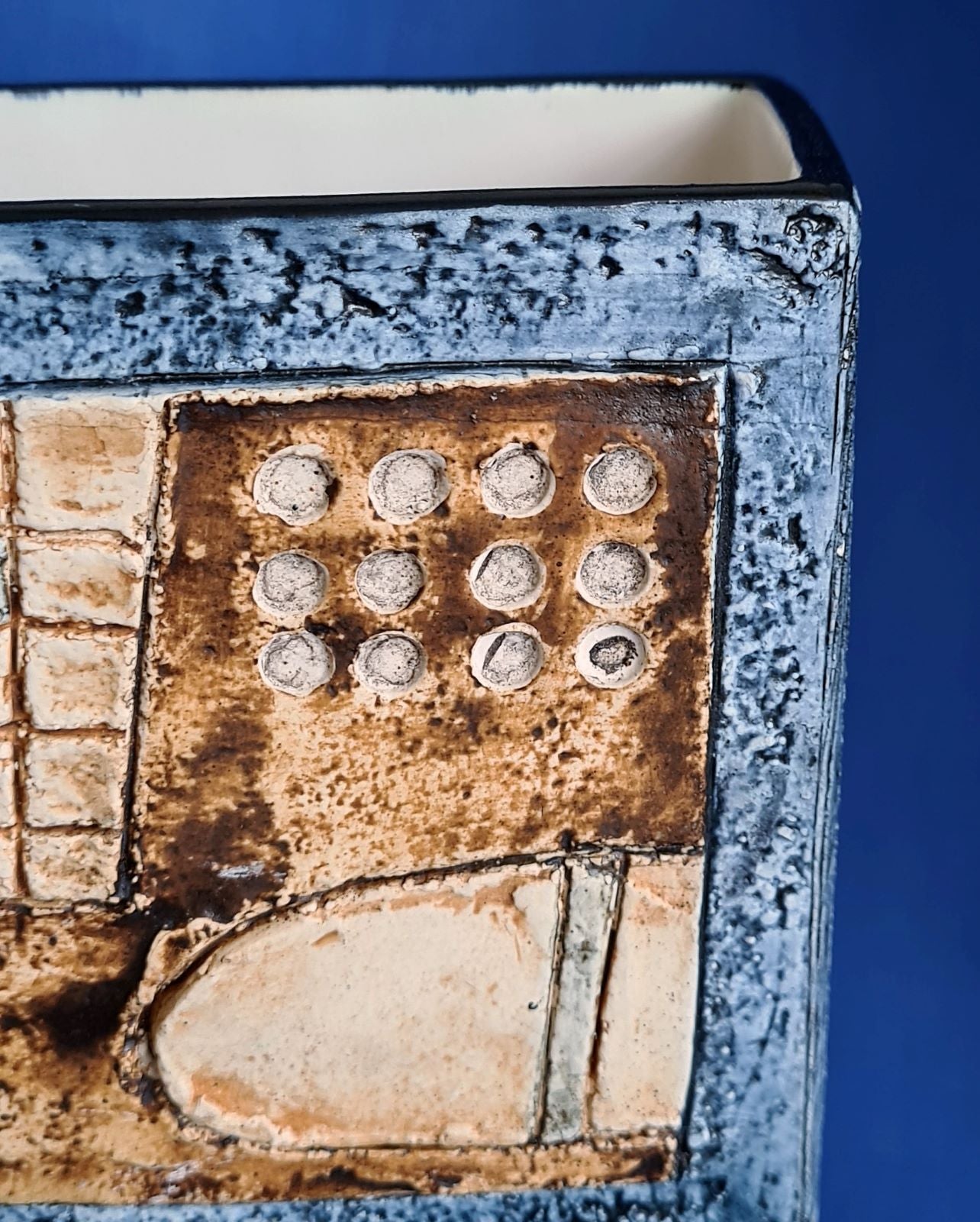 Troika Pottery Slab Vase by Anne Jones