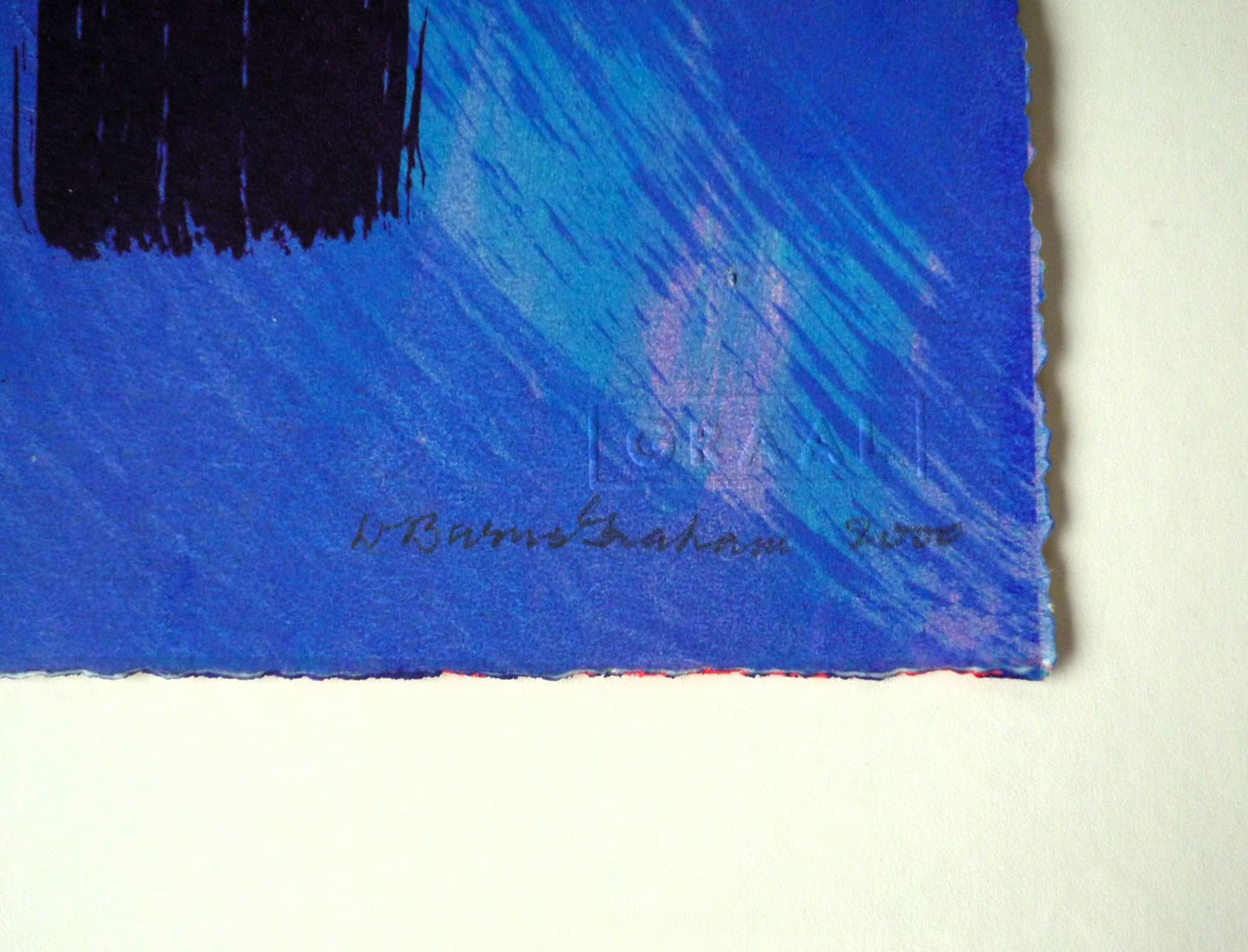 Wilhelmina Barns Graham Blue II limited edition signed print