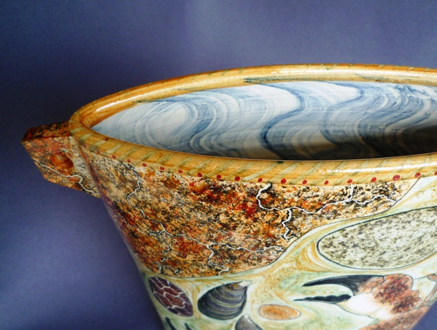 Adrian Brough High Fired Ceramic Crab Oval