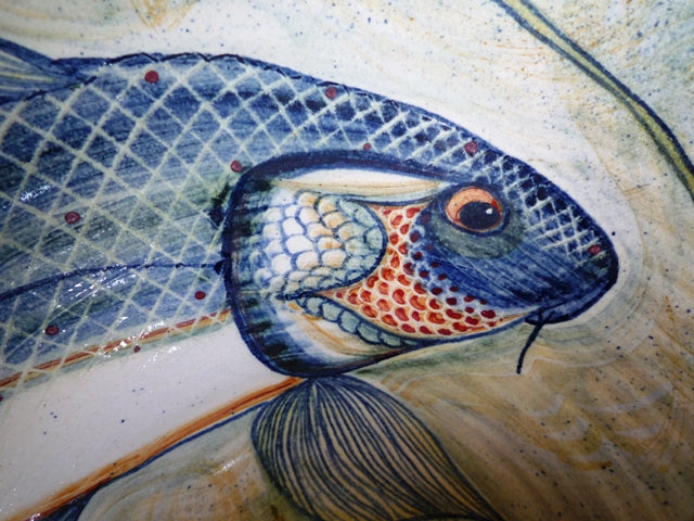 Adrian Brough Large Ceramic Fish Bowl