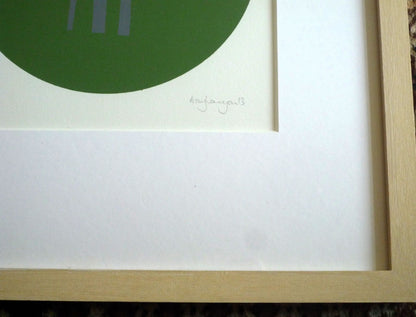 Amy Lanyon Signed Abstract monoprint