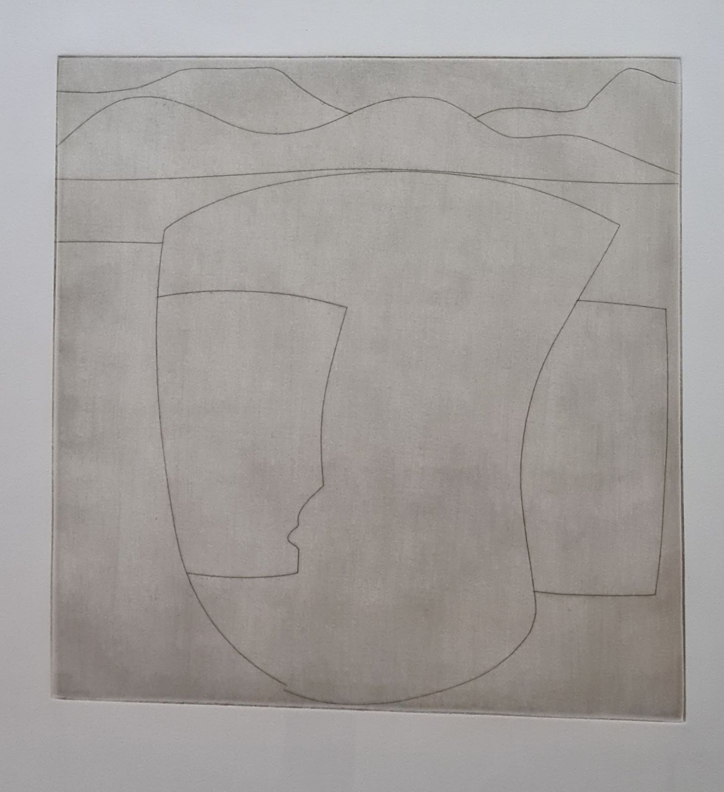 Ben Nicholson Euboea Vertical rare proof print