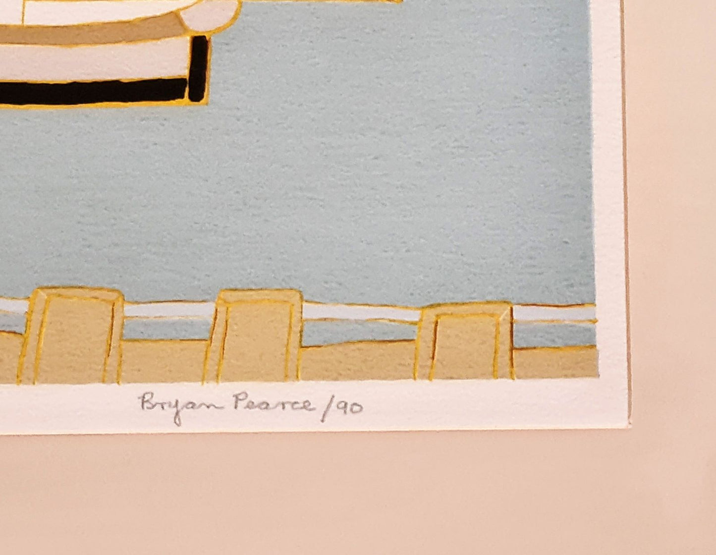 Bryan Pearce Boats St Ives Harbour limited edition signed print
