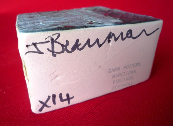 Carn Pottery Signed Step Vase