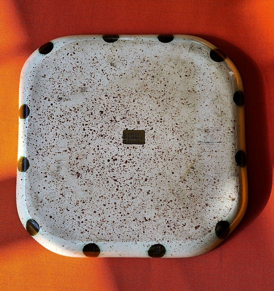 Celtic Pottery Newlyn Phoenix Pattern Platter