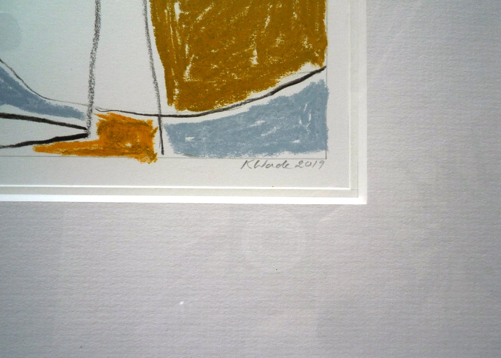 Dot Wade Untitled Abstract pastel on paper