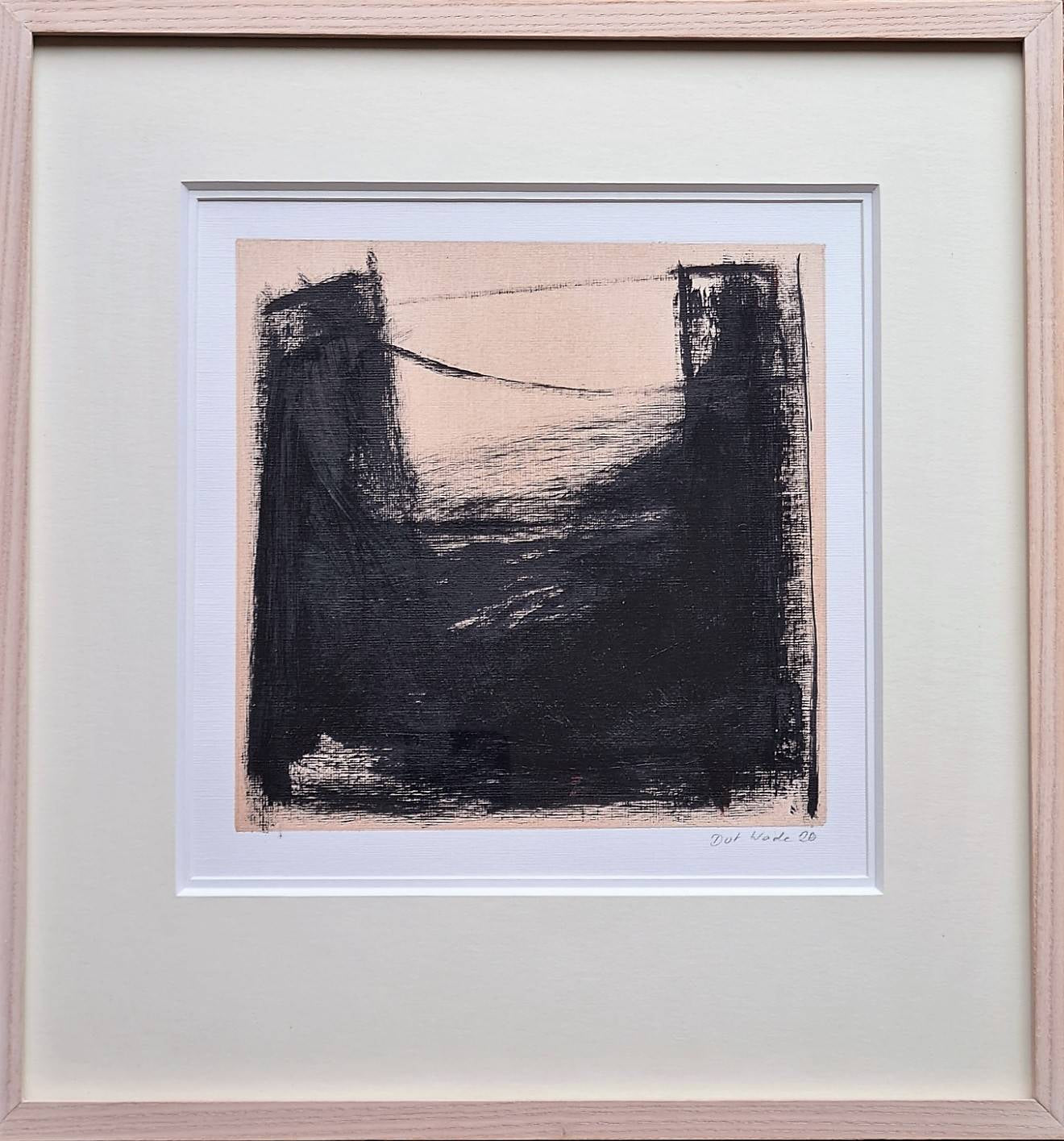 Dot Wade Untitled Monochrome acrylic on paper