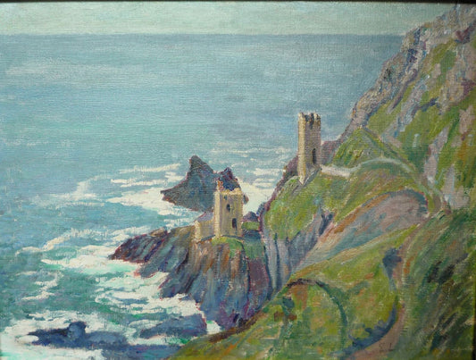 Elizabeth Lamorna Kerr Botallack Mines oil on board