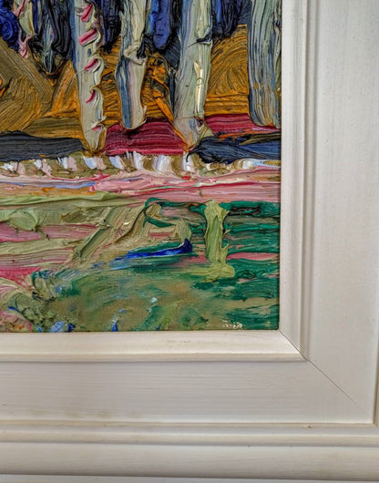 Fred Yates My Balcony La Motte oil painting