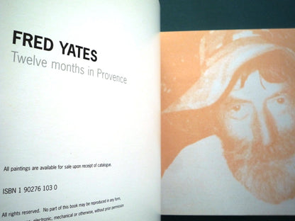 Fred Yates 12 Months in Provence exhibition catalogue