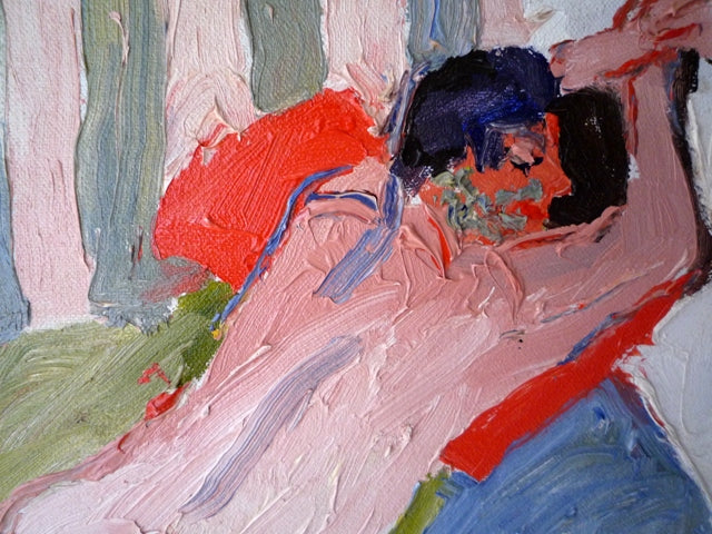 Fred Yates Male Nude oil on canvas