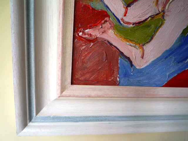Fred Yates Male Nude oil on canvas