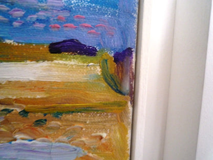 Fred Yates Marazion Castle House oil on canvas