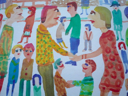 Fred Yates Street Scene limited edition signed print