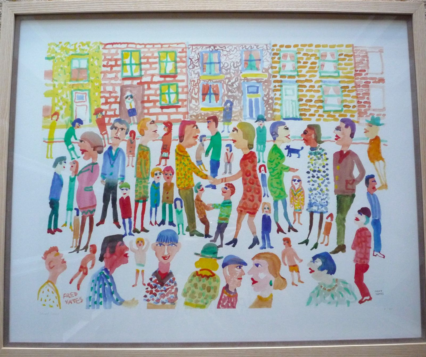 Fred Yates Street Scene limited edition signed print