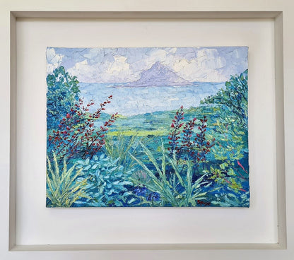 Joan Speight Tremenheere Gardens oil on canvas