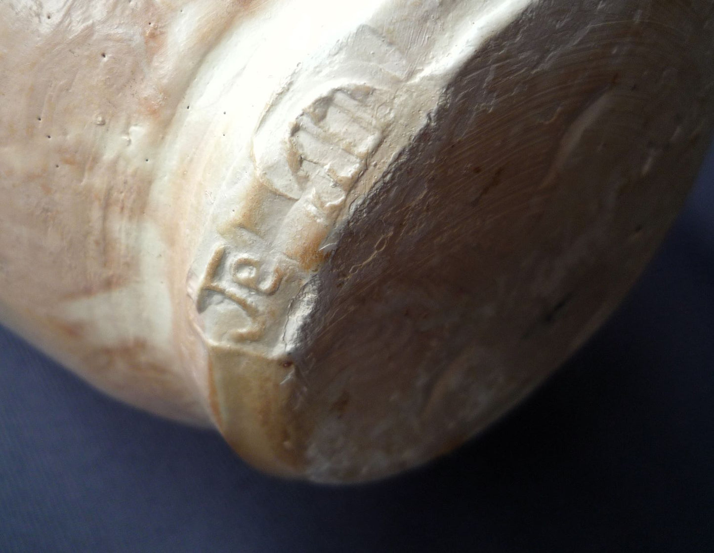 John Bedding Ceramic Flattened Sculptural Vase